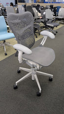 USED Herman Miller Mirra 2 Gray Task Chair – Butterfly Back and Mesh Seat