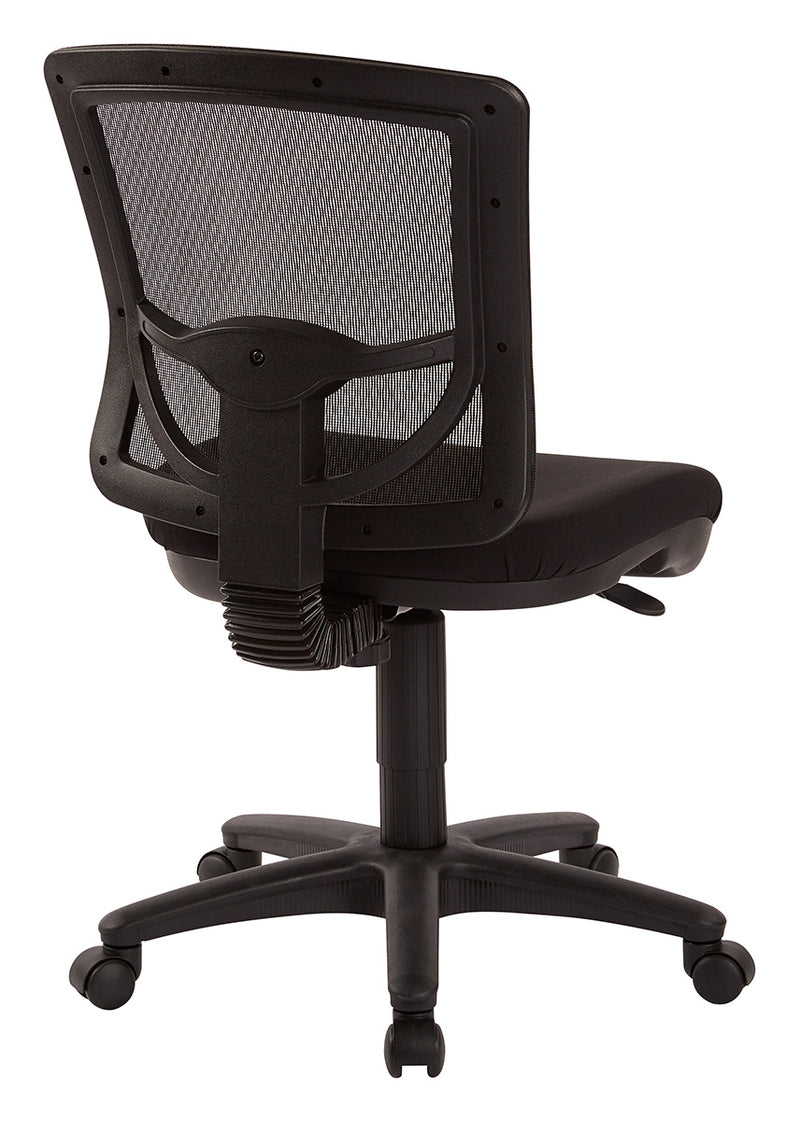 Pro Line II by Office Star Products PROGRID® MESH BACK ARMLESS TASK CHAIR - 2817-30