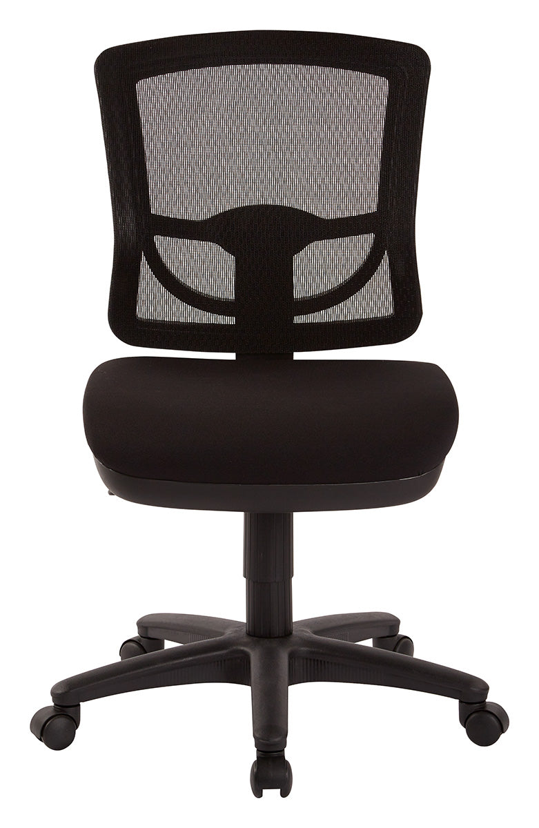 Pro Line II by Office Star Products PROGRID® MESH BACK ARMLESS TASK CHAIR - 2817-30