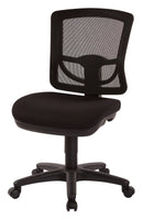 Silla de trabajo sin brazos Pro Line II de Office Star Products con respaldo de malla PROGRID® - 2817-30