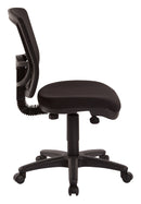 Silla de trabajo sin brazos Pro Line II de Office Star Products con respaldo de malla PROGRID® - 2817-30