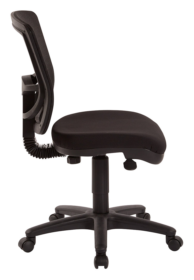 Pro Line II by Office Star Products PROGRID® MESH BACK ARMLESS TASK CHAIR - 2817-30