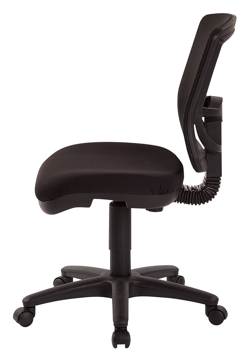 Pro Line II by Office Star Products PROGRID® MESH BACK ARMLESS TASK CHAIR - 2817-30