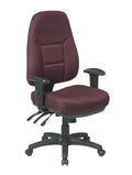 Burgundy Ergonomic Chair by Office Star (2907)
