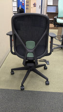 Clearance – Sinclair BOO Pulse Black Task Chair with Seat Slider $199