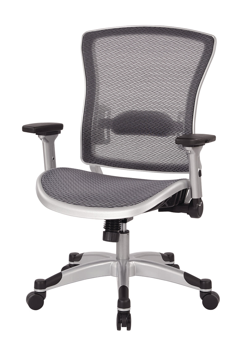 Space Seating by Office Star Products EXECUTIVE BREATHABLE MESH BACK CHAIR - 317-66C61F6