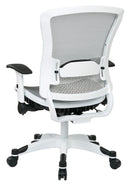 Office Star Products - White Frame Managers Chair - 317W-W11C1F2W