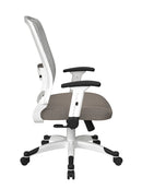Silla de oficina para gerentes Space Seating de Office Star Products CON ESTRUCTURA BLANCA - 317W-W1C1F2W-294