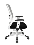 Sillón Gerencial con Estructura Blanca Space Seating by Office Star Products - 317W-W1C1F2W-297