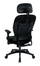 Silla de Gerente con Asiento y Respaldo de Piel Bonded Space Seating de Office Star Products - 32-E3371F3HL