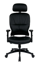 Silla de Gerente con Asiento y Respaldo de Piel Bonded Space Seating de Office Star Products - 32-E3371F3HL