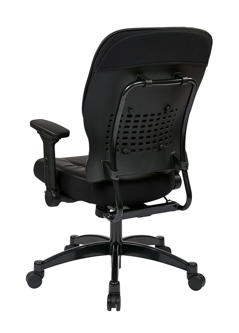 Space Seating by Office Star Products BONDED LEATHER SEAT AND BACK MANAGERS CHAIR - 32-E3371F3