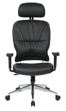 Office Star Products - Black Bonded Leather Managers Chair – 32-E33P918PHL