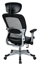 Office Star Products - Professional Light Air Grid Back and Seat Chair With Headrest – 327-66C61F6HL