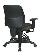 Sillón ergonómico de función dual para la espalda media con brazos de Office Star - 33327-30