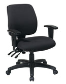 Sillón ergonómico de función dual para la espalda media con brazos de Office Star - 33327-30
