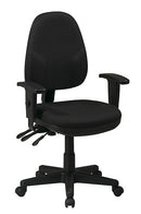 Silla ergonómica de doble función con altura de respaldo ajustable de Office Star - 36427-231