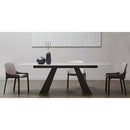 Vilante Side Chair in Gray Leather - Product Photo 7