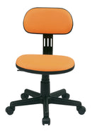Silla para tareas de estudiante de OSP Designs by Office Star Products, de tela negra - 499
