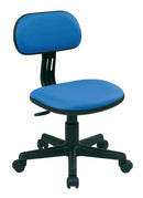 Silla para tareas de estudiante de OSP Designs by Office Star Products, de tela negra - 499