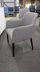 USED Gray Upholstered Guest Chair – Modern Reception & Lounge Seating