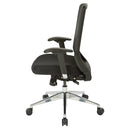 Space Seating by Office Star Products HIGH BACK BLACK VERTICAL MESH CHAIR - 521-3T1P96A8