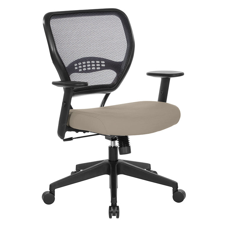 Space Seating by Office Star Products PROFESSIONAL BLACK AIRGRID® BACK MANAGERS CHAIR - 5500-F