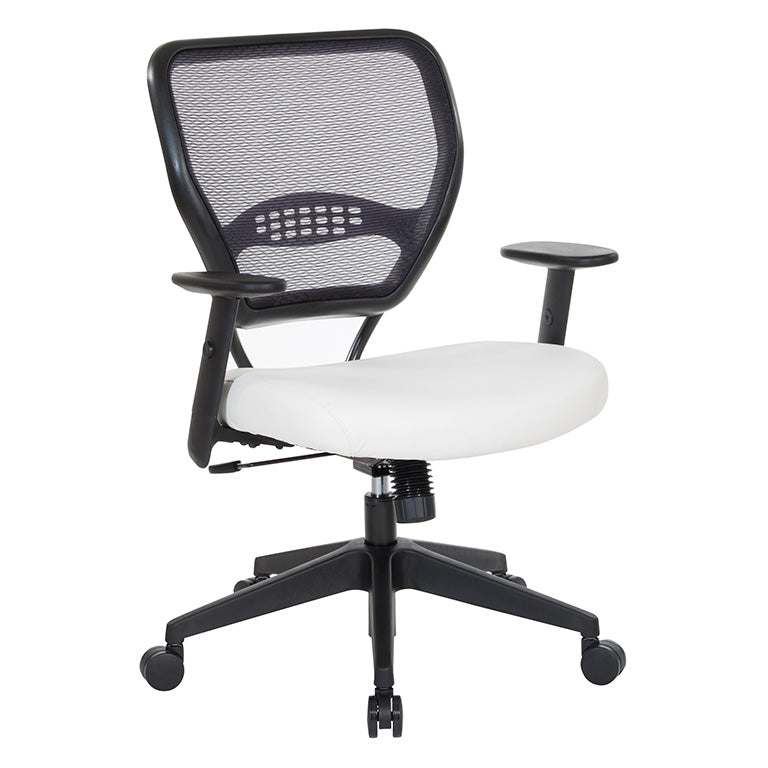 Space Seating by Office Star Products PROFESSIONAL BLACK AIRGRID® BACK MANAGERS CHAIR - 5500-R