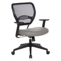 Space Seating by Office Star Products PROFESSIONAL BLACK AIRGRID® BACK MANAGERS CHAIR - 5500-R