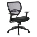 Space Seating by Office Star Products PROFESSIONAL BLACK AIRGRID® BACK MANAGERS CHAIR - 5500-R