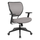 Space Seating by Office Star Products SILLA DE TRABAJO DILLON ANTIMICROBIANA CON ASIENTO Y RESPALDO, BRAZOS EN ÁNGULO AJUSTABLES Y BASE DE NYLON EN ÁNGULO - 5500D