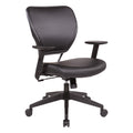 Space Seating by Office Star Products ANTIMICROBIAL DILLON SEAT AND BACK TASK CHAIR WITH ADJUSTABLE ANGLED ARMS AND ANGLED NYLON BASE - 5500D