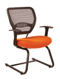 Space Seating by Office Star Products PROFESSIONAL AIRGRID® BACK VISITORS CHAIR - 5505