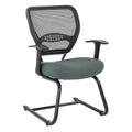 Space Seating by Office Star Products PROFESSIONAL AIRGRID® BACK VISITORS CHAIR - 5505