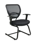 Space Seating by Office Star Products PROFESSIONAL AIRGRID® BACK VISITORS CHAIR - 5505