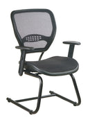Silla de visita profesional Air Grid® con asiento y respaldo - 5565