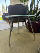 Studio series Tikal round glass end table -TIK 301