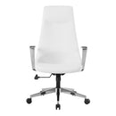 Sillón de oficina de tela antimicrobiana de respaldo alto Pro Line II de Office Star Products - 62300C-R
