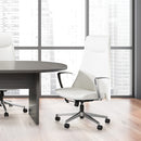 Sillón de oficina de tela antimicrobiana de respaldo alto Pro Line II de Office Star Products - 62300C-R