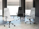Sillón de oficina de tela antimicrobiana de respaldo alto Pro Line II de Office Star Products - 62300C-R