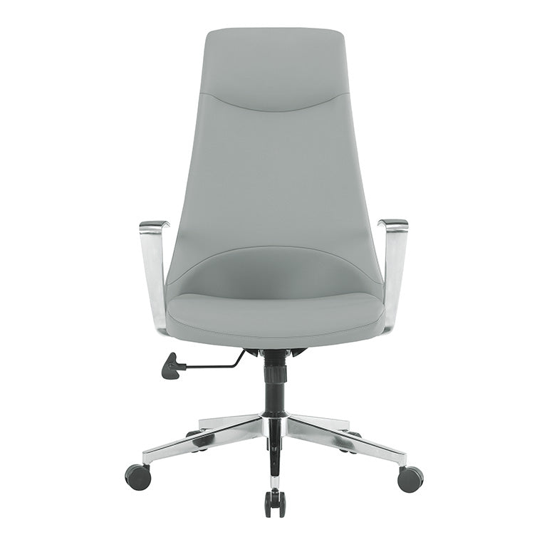 Pro Line II by Office Star Products HIGH BACK ANTIMICROBIAL FABRIC OFFICE CHAIR - 62300C-R