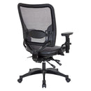 Silla para Gerentes de Oficina con Respaldo y Asiento de Malla Oscura de Doble Función de Office Star - 6236