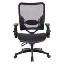 Silla para Gerentes de Oficina con Respaldo y Asiento de Malla Oscura de Doble Función de Office Star - 6236