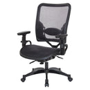 Silla para Gerentes de Oficina con Respaldo y Asiento de Malla Oscura de Doble Función de Office Star - 6236