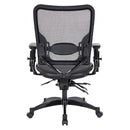 Silla para Gerentes de Oficina con Respaldo y Asiento de Malla Oscura de Doble Función de Office Star - 6236