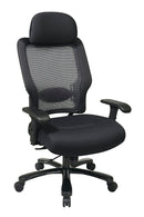 Sillón profesional AirGrid grande y alto de Office Star - 63-37A773HM