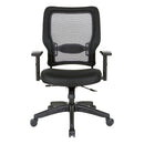 Office Star Products - Sillón con brazos de altura mecánica ajustable 2 a 1 Deluxe - 63247SM-231