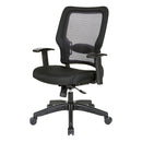 Office Star Products - Sillón con brazos de altura mecánica ajustable 2 a 1 Deluxe - 63247SM-231