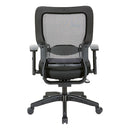 Office Star Products - Sillón con brazos de altura mecánica ajustable 2 a 1 Deluxe - 63247SM-231