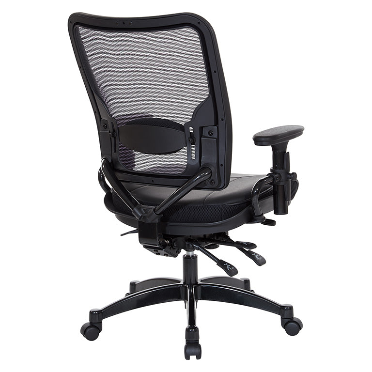 Space Seating by Office Star Products PROFESSIONAL DUAL FUNCTION ERGONOMIC AIRGRID CHAIR - 6876